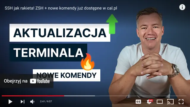 youtube player film aktualizacja terminal nakładka zsh nowe komendy ssh bash hosting