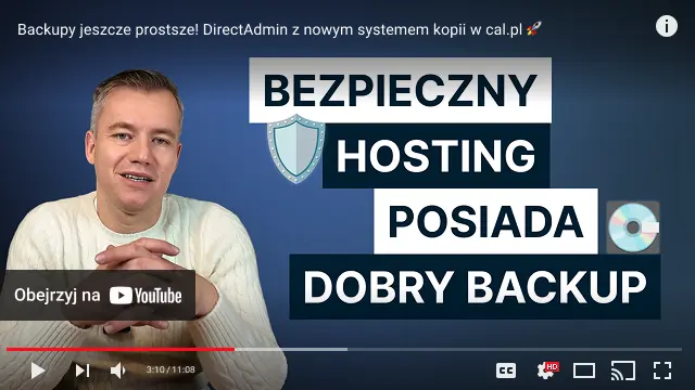 youtube player film zmiana lokalizacji systemu kopii zapasowej manager backup cal.pl