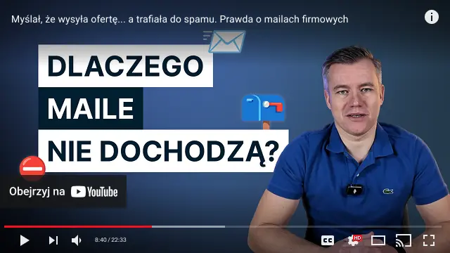 youtube player film dlaczego maile nie dochodzą dlaczego maile trafiają do spam jak poprawić dostarczalność poczta email