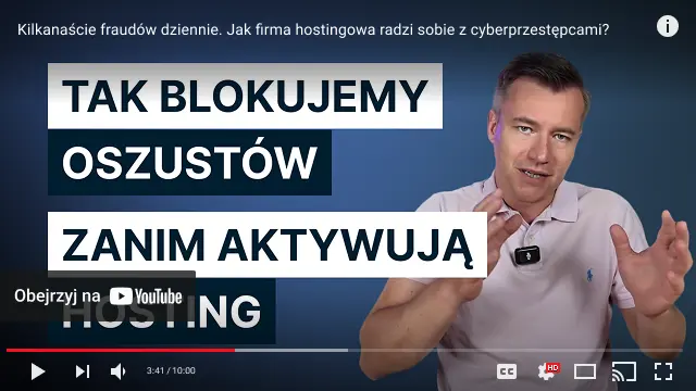 youtube player film fraudy hosting nadużycia phishing jak zapobiegać fraudom