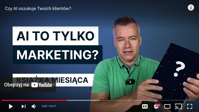 youtube player film marketing ai sztuczna inteligencja potrzeby refleksje technologia książka miesiąca