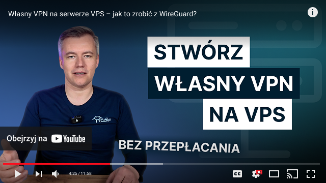 youtube player film wireguard własny vpn vps prywatność w internecie