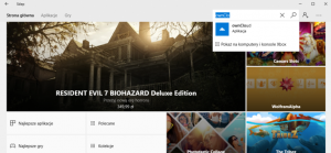 Aplikacja OwnCloud w Windows Store.