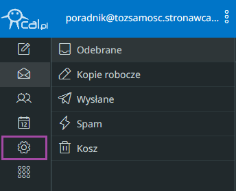 ustawienia poczta.cal.pl
