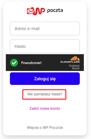przypomnienie hasła do poczty wp.pl 