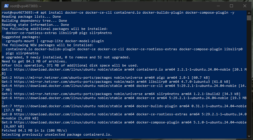 instalacja docker na vps cal.pl